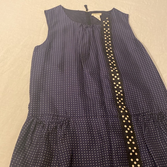 J.Crew Crewcuts Girls Pure silk Navy Dress size 14 - Picture 3 of 10